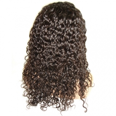 Peruvian Water Wave Full Lace Wig Pre Plucked Lace Wig With Natural Hairline