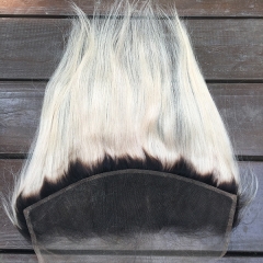 Blonde Lace Frontal With Dark Root Ear To Ear 13x4 1b/60 Ombre Lace Frontal
