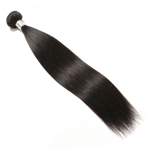 1Pc Straight Hair Bundles 100% Human Hair Weave Bundles Can be Dyed Human Hair Bundles