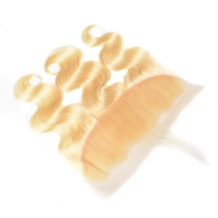 Body Wave Blonde Lace Frontal Closure Human Hair Lace Frontal 613 Hair Frontal With Baby Hair