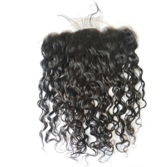 13x6 Curly Lace Frontal With Baby Hair Pre Plucked Natural Hairline 13x6 Lace Frontal Closure