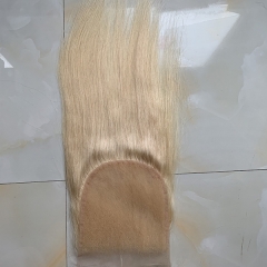 Blonde 6x6 Lace Closure Virgin Human Hair #613 Lace Closure Straigth Hair Closure Piece