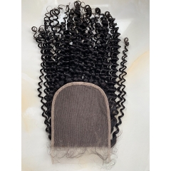 Kinky Curly Lace Closure Virgin Human Hair 6x6 Lace Closure