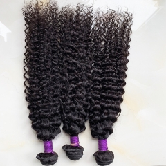 Brazilian Water Wave Hair Bundles 3pcs Human Hair Weaving Weft Wavy Hair Extensions