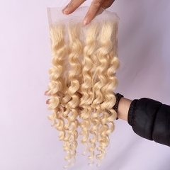 Blonde Loose Wave 5x5 Lace Closure Virgin Human Hair Lace Closure