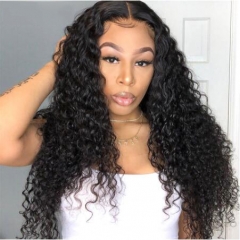Deep Wave Full Lace Wig With Baby Hair Wavy Hair Wig For Black Woman