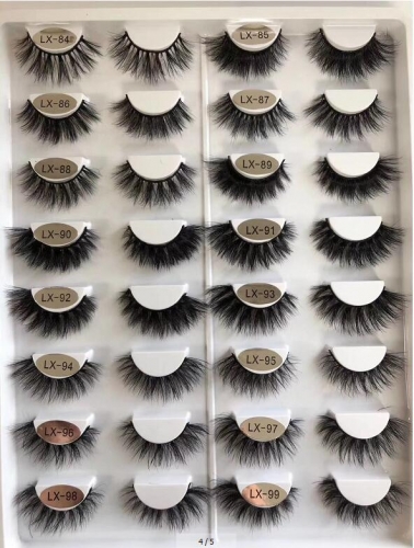 （10pack/LOT）3D Mink Hair Lashes Natural False Eyelashes Dramatic Volume Fake Lashes Makeup Eyelash Extension Silk Eyelashes