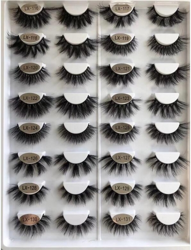 (10PACK/LOT) Hand Made Mink Hair Eyelashes Natural Long 3d False Eyelashes 3d Mink Lashes Makeup Eyelash Extension