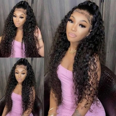 HD Lace Frontal Closure Wig 13x4 13x6 Deep Wave Lace Front Wig  13x6 13x4 HD Lace Frontal Wig Pre Plucked