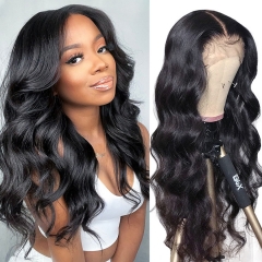 Body Wave 13x6 Lace Front Wig Virgin Hair Pre Plucked Human Hair Lace Wig With Baby Hair