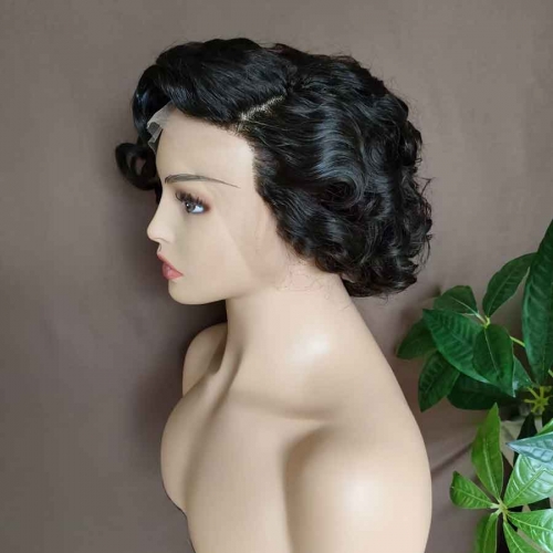 Pixie Cut Wig Human Hair Lace Front Wigs Culry Human Hair Short Bob Hair Wigs For Black Women Pixie Cut Hair Wig