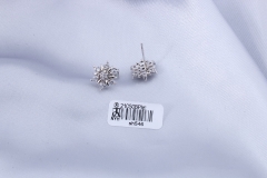 Zircon Star Silver Stud Earring