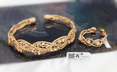 Bracelet Ring Set Gold/Silver