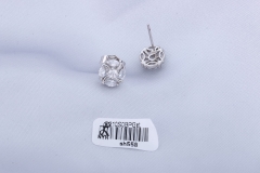 Silver Zircon Stud Earring