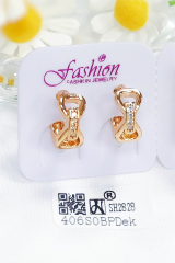 Earrings Gold Copper