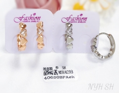 Earrings Rose Gold Silver