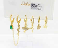 Earrings Set Gold