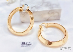 Earrings Gold Silver Copper