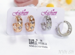 Earrings Polished Diamond