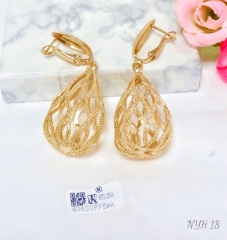 Earrings Gold Copper