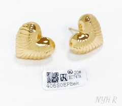 Earrings Gold Heart