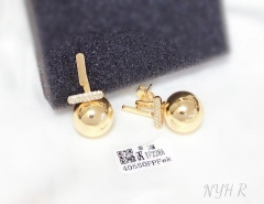 Earrings Gold Polished