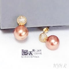 Earrings Gold Pearl