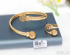 Bracelet Ring Gold Set