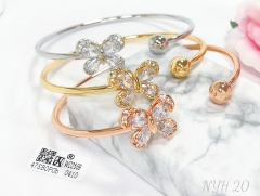 Bracelet Gold Silver Rose Gold Zircon