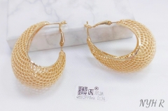 Earrings Gold Hollow