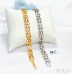 Bracelet Gold Silver Irregular