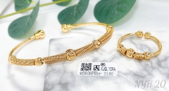 Ring Bracelet Gold Irregular