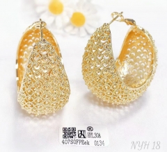 Earrings Gold Hollow