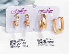 Earrings irregular gold