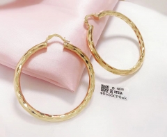 Earrings gold irregular