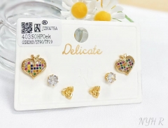 Earrings Gold Set