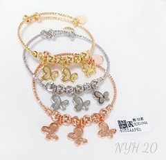 Bracelet Beads Gold Silver Rose Gold