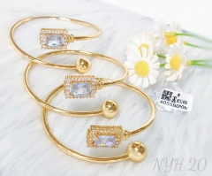 Bracelet Gold Zirconia