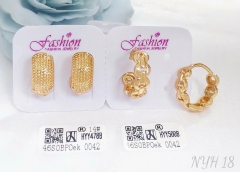 Earrings Gold Irregular