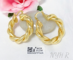 Earrings Gold Irregular