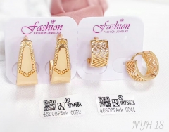 Earrings Gold Irregular