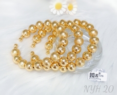 Bracelet gold beads