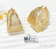 Earrings Gold Hollow