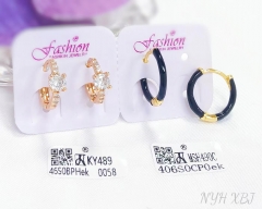 Earrings Gold Irregular