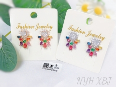 Earrings Colorful Irregular