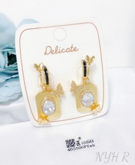 Earrings Gold Irregular