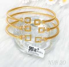 Bracelet Gold Irregular Set