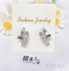 Earrings Silver Polished