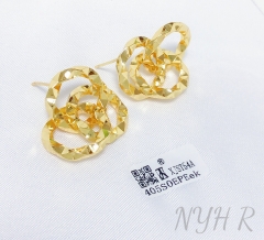 Earrings Gold Irregular