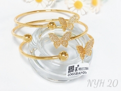 Bracelet Gold Butterfly Set